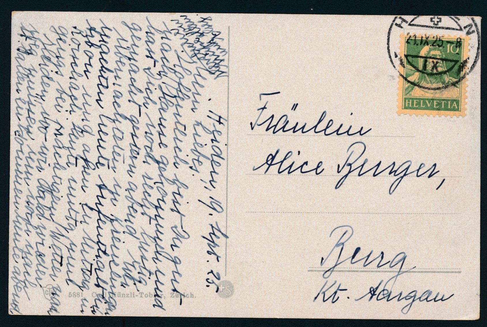 Cartoline postali: AK: Heiden – Usato da Bonau venduto da Profila3 1