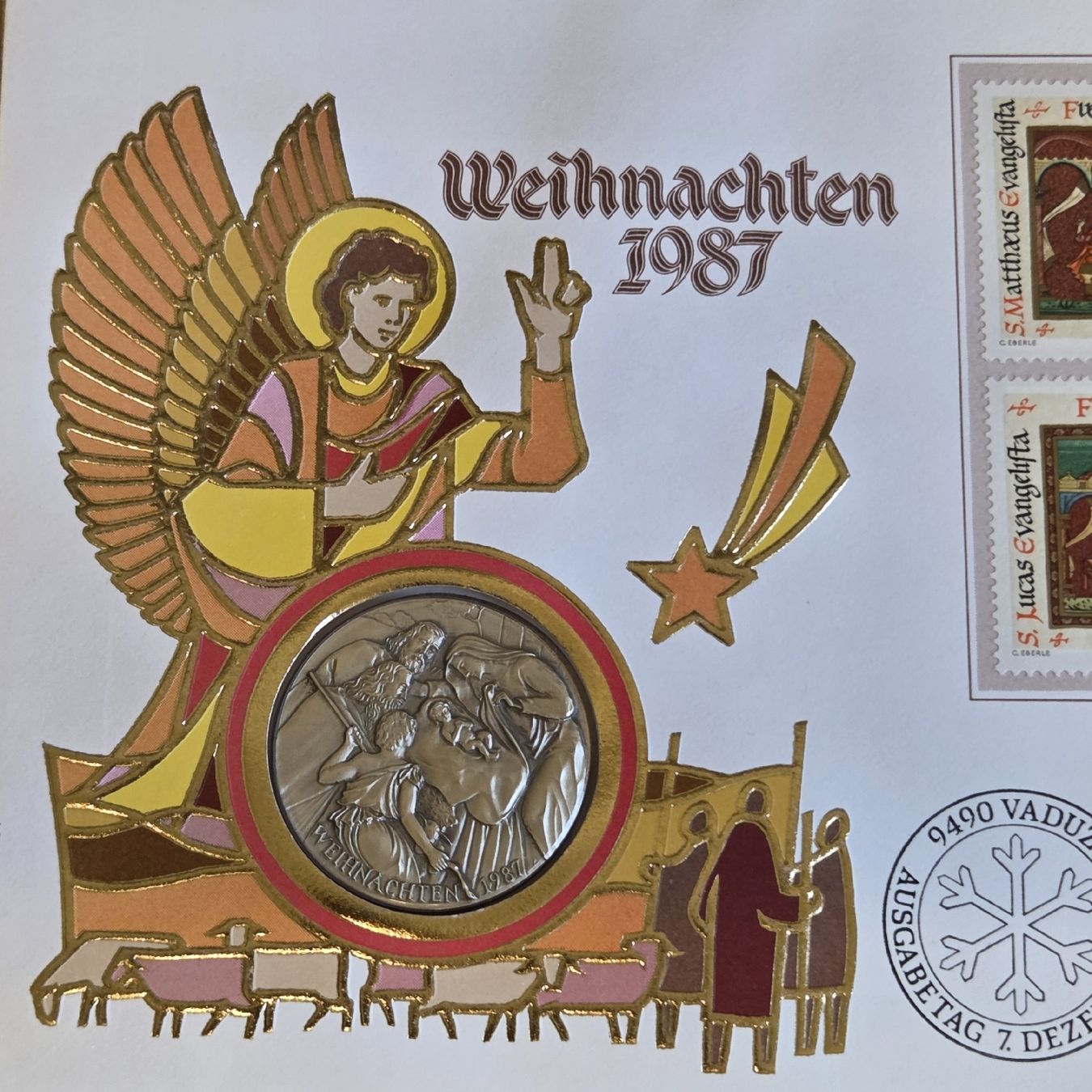 Medaillen: Silbermedaille Weihnachten 1987 – Gebraucht aus Stans von Ducati16 3