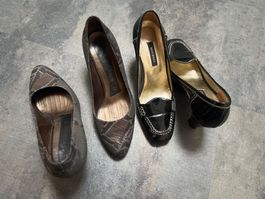 Set 2 paar Damen Pumps Roland Kaiser Navyboot  Grösse 5