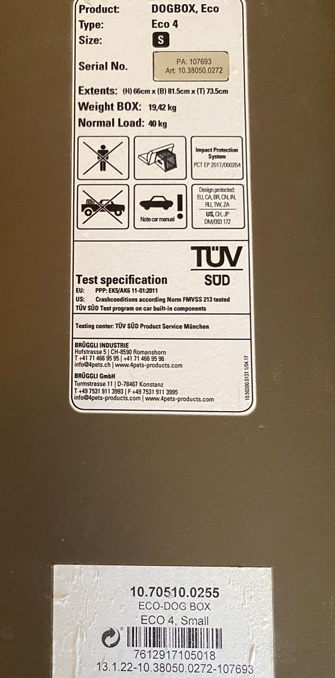 4pets Gabbie, trasporto & Sicurezza: Hundebox – Usato da Stüsslingen venduto da ani_yk5m 3