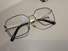 Dolce&Gabbana Brille Gold Schwarz Grösse Medium DG ODG1346