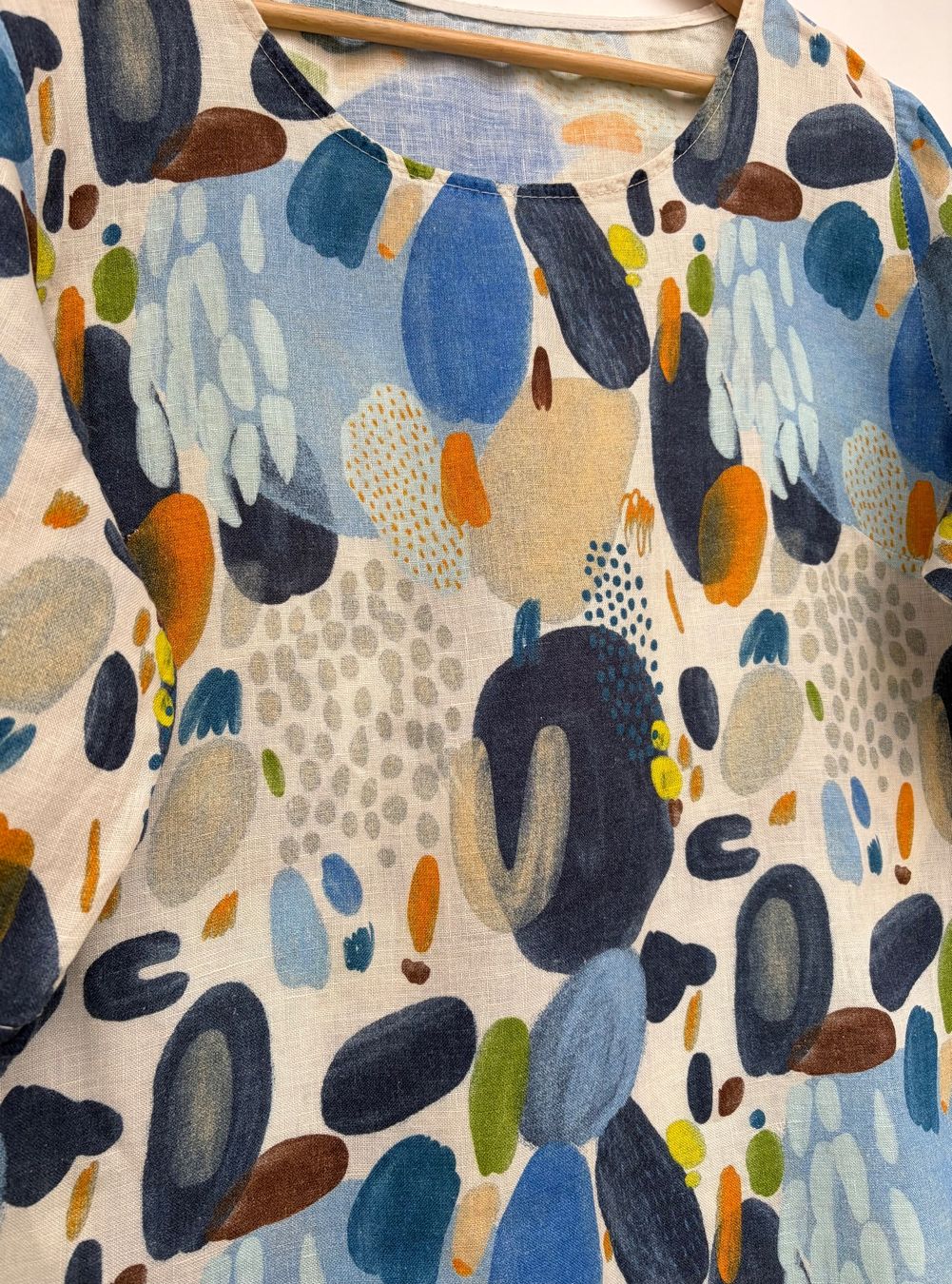 Camicette: Made in Italy Leinen Bluse Gr.XXL – Usato da Unterägeri venduto da Jutka_04 3
