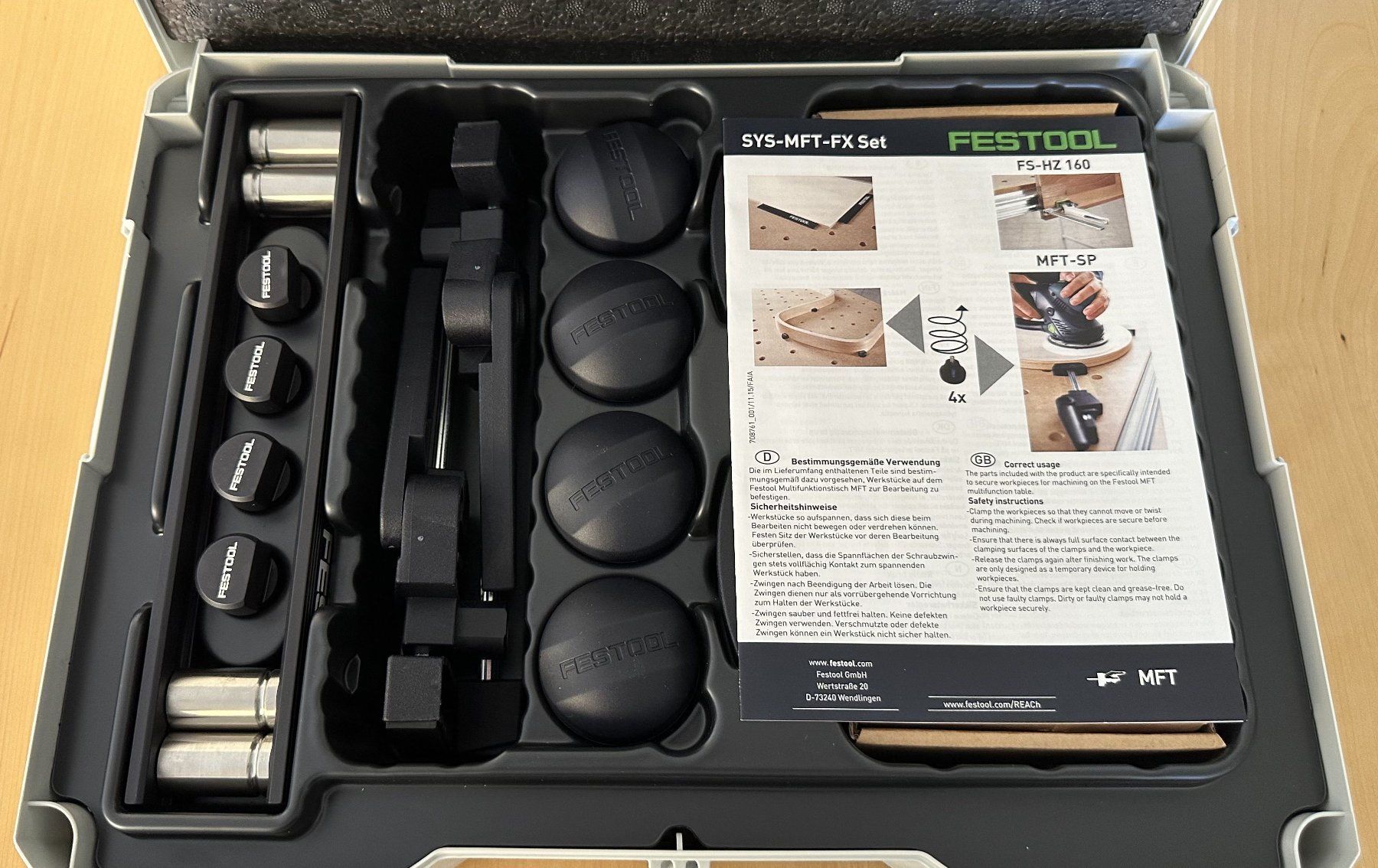 Festool Alle Werkzeuge: Festool - SYS-MFT-FX-Set / Nr. 201311 / Fixing-Set – Neu und originalverpackt aus Dielsdorf von Empowered 1