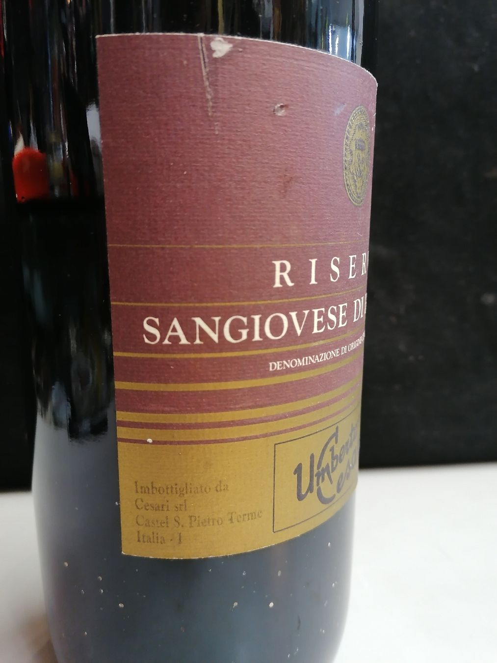 Vins: RISERVA SANGIOVESE DI ROMAGNA 1991 – Neuf (Voir description) à Genève par Leboucheoreilles 1