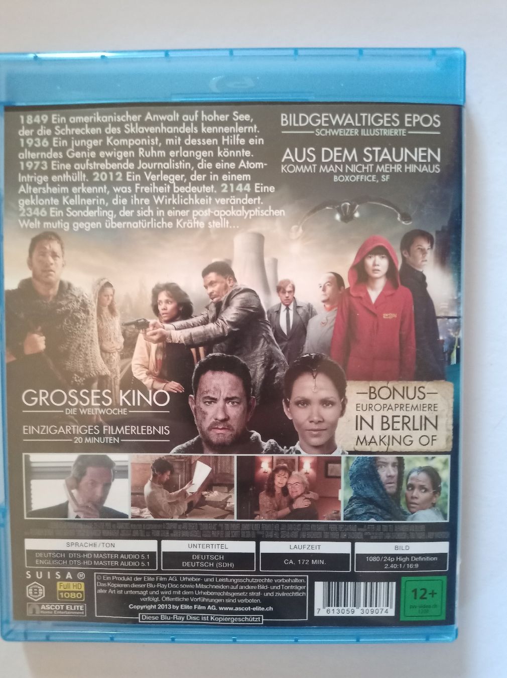 Alle DVDs: Cloud Atlas Blu-ray Disc – Gebraucht aus Tann von Veebee6 1