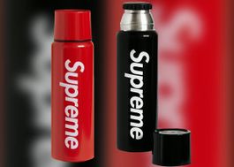 Supreme Thermoflasche 0.75 L – Schwarz – Neu - Sammlerstück