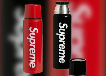 Supreme Thermoflasche 0.75 L – Schwarz – Neu - Sammlerstück