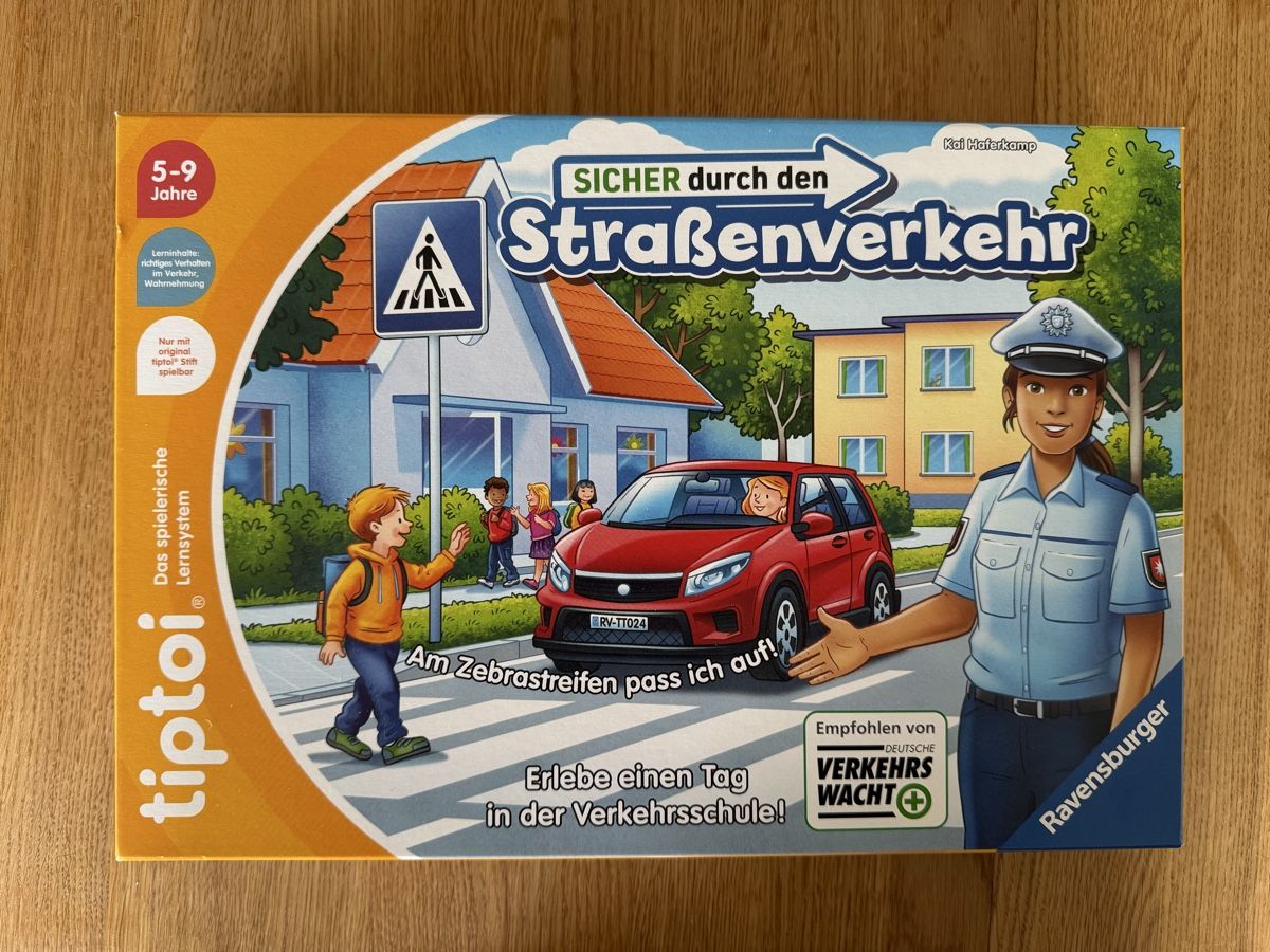 Tiptoi Giochi: Tiptoi "Sicher durch den Strassenverkehr", neu – Nuovo e nell'imballaggio originale da Ebikon venduto da InesUndElf