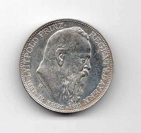 Tutti le monete: (683) Bayern, 2 Mark 1911, vz – Usato da Rüthi (Rheintal) venduto da erdnuessli1 1