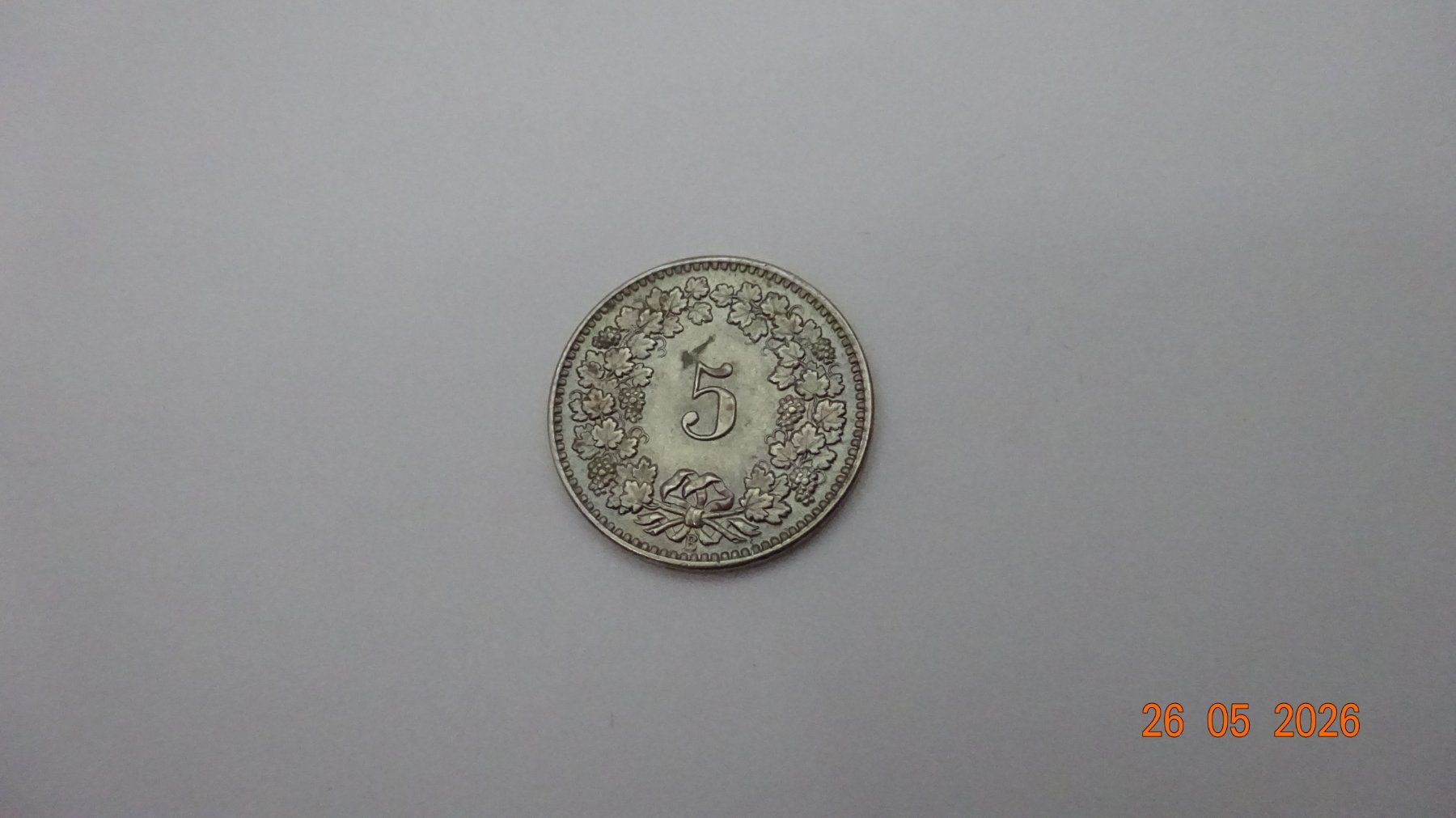 Tutti le monete: 5 Rappen 1904 Unz. – Usato da bassecourt venduto da Oursvert 2