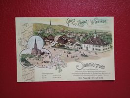 AK Reproduktion Lithographie Zürich Wiedikon