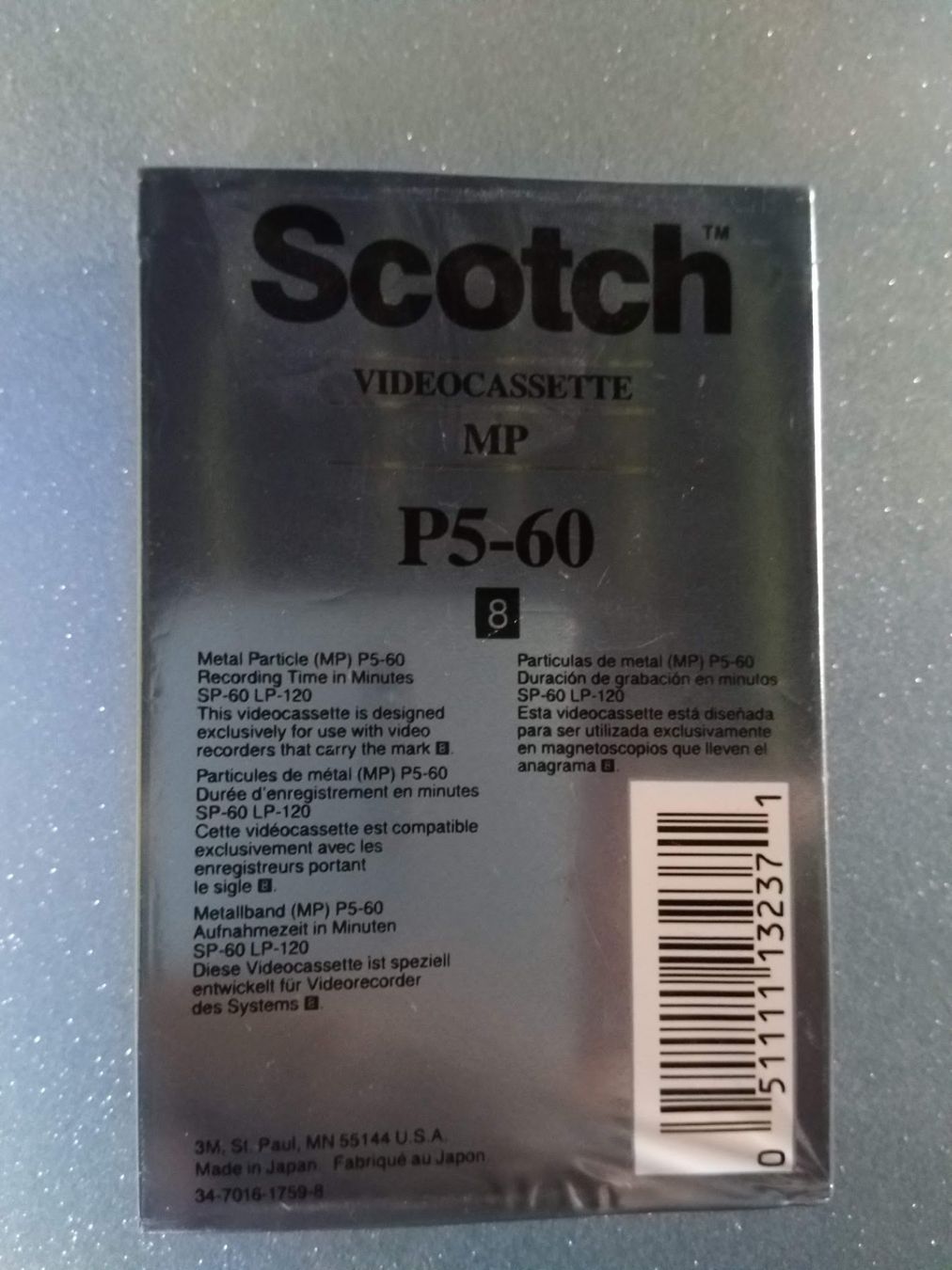 Musicassette: Scotch P5-60 – Nuovo e nell'imballaggio originale da Lützelflüh-Goldbach venduto da Su37 1