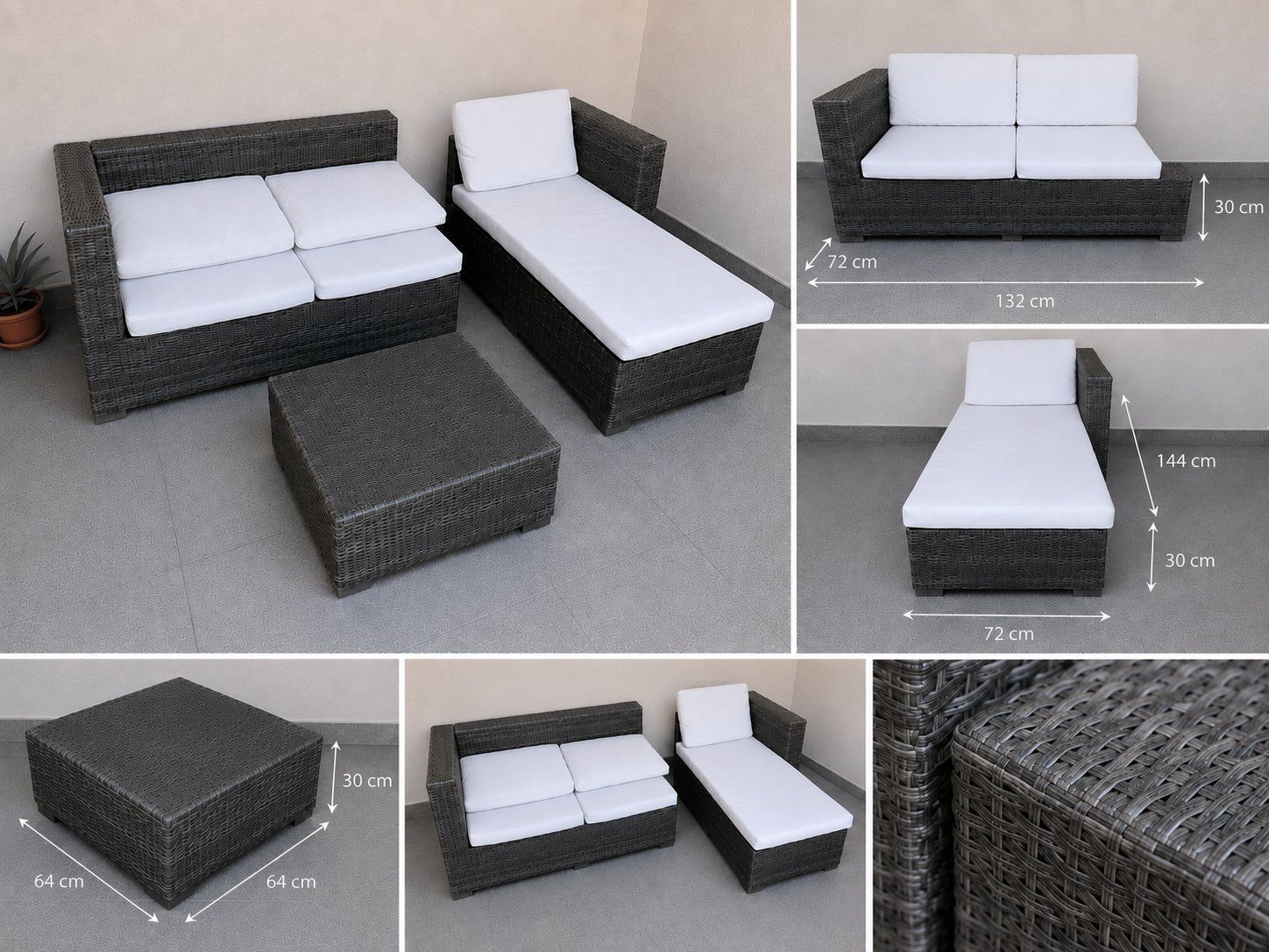 Sofas: Lounge con cuscini in rattan – Gebraucht aus bellinzona von ala_8shf