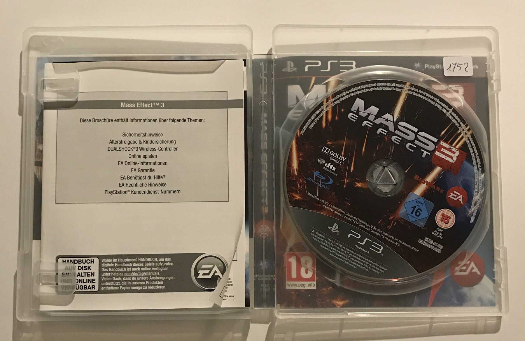 Spiele: PS3 - Mass Effect 3 – Gebraucht aus Allschwil von Bullach 1