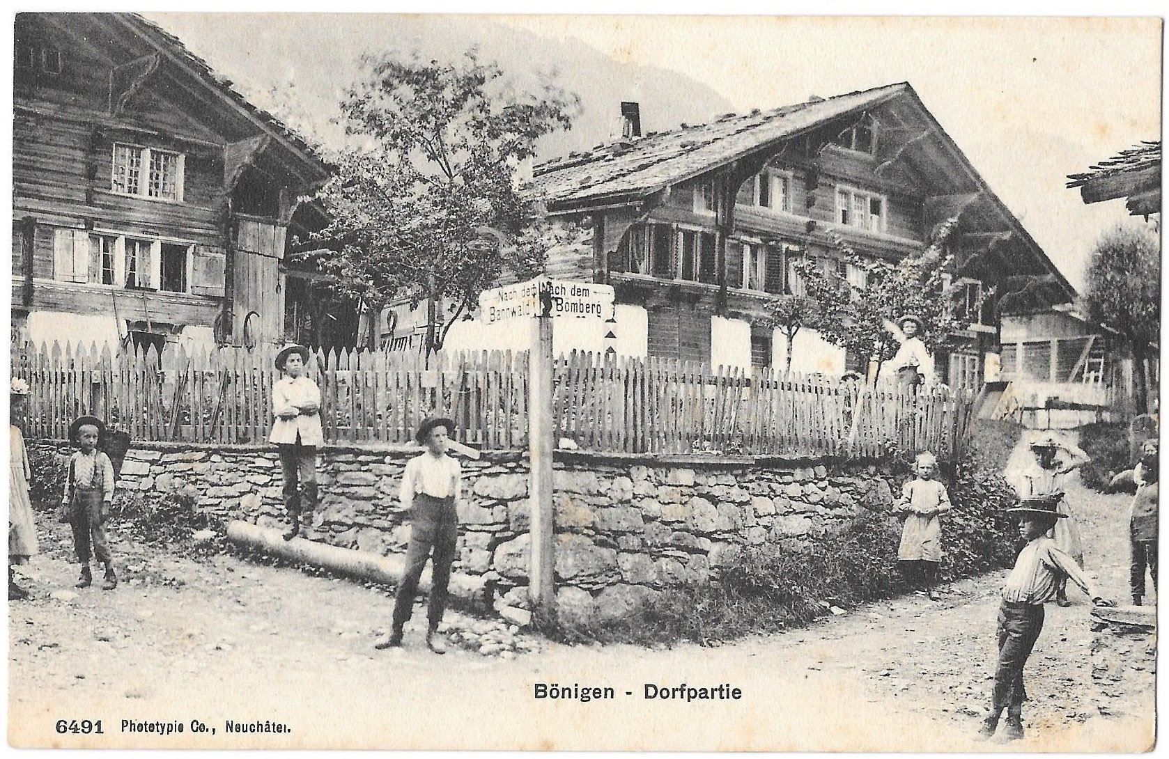 Cartoline postali: Bönigen Dorfpartie – Usato da Olten venduto da clotaldi