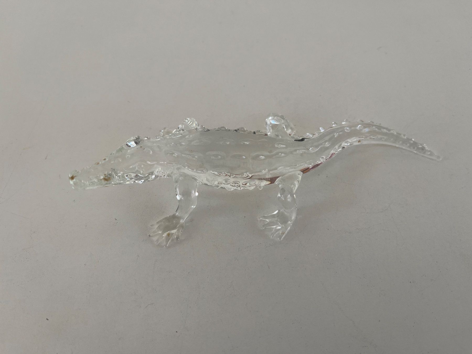 Statuette: Krokodil aus Glas – Usato da Wetzikon ZH venduto da seli03 1
