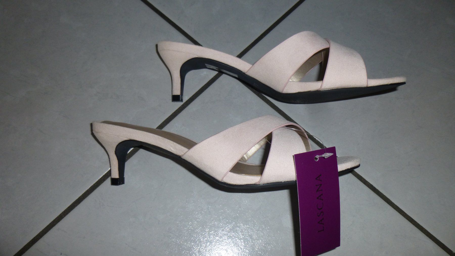 Lascana Scarpe da donna: Lascana Pantolette Gr. 38 neu, rose – Nuovo (secondo la descrizione) da Triengen venduto da misterpicknicker 1