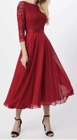 Rotes SWING Kleid Gr. 44