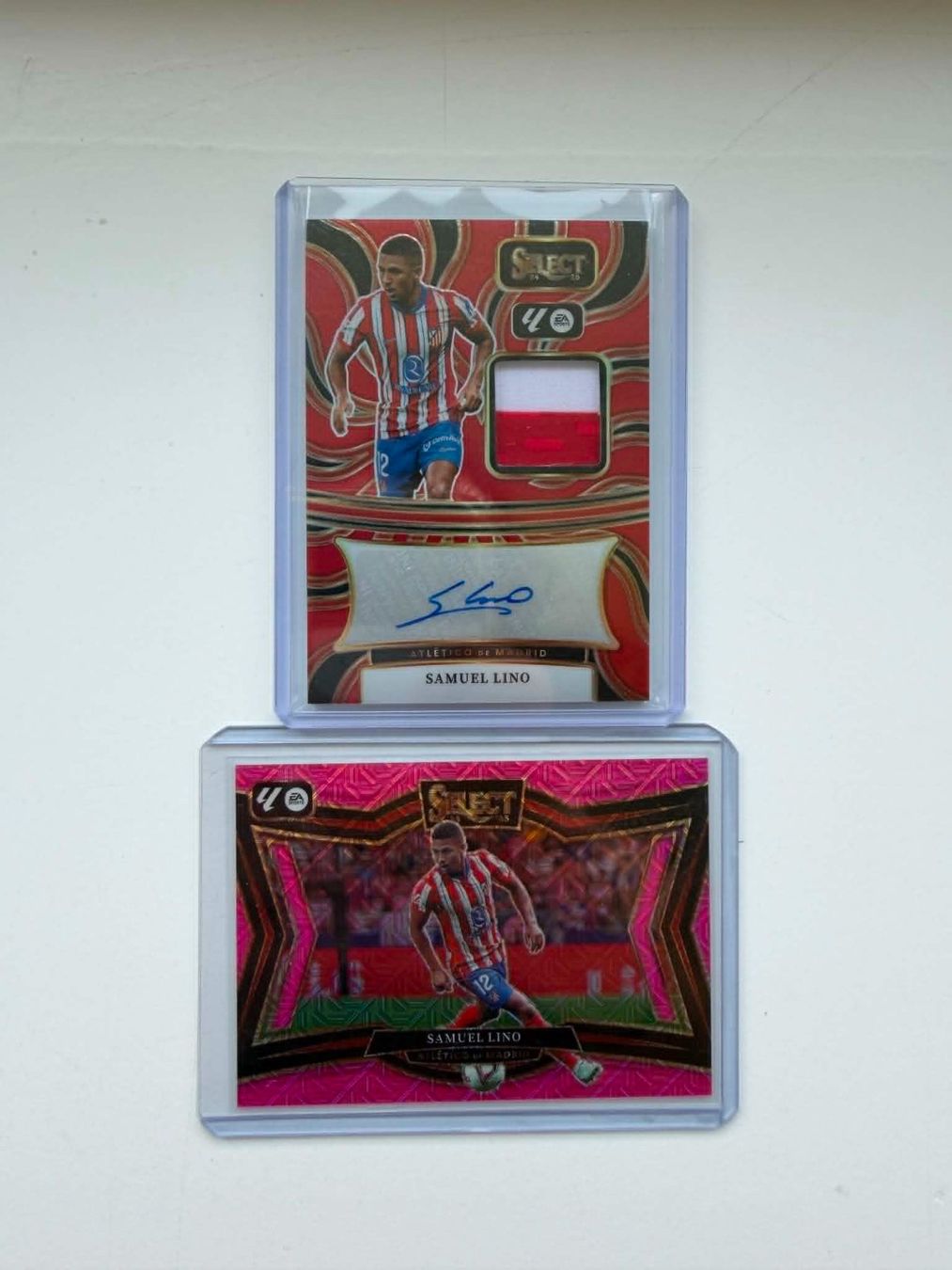 Cartoline: Samuel Lino Atletico de Madrid /179 + Auto,Patch – Usato da Windisch venduto da fitzi_30