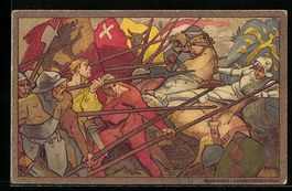 Schweizer Bundesfeier 1911, Szene einer 