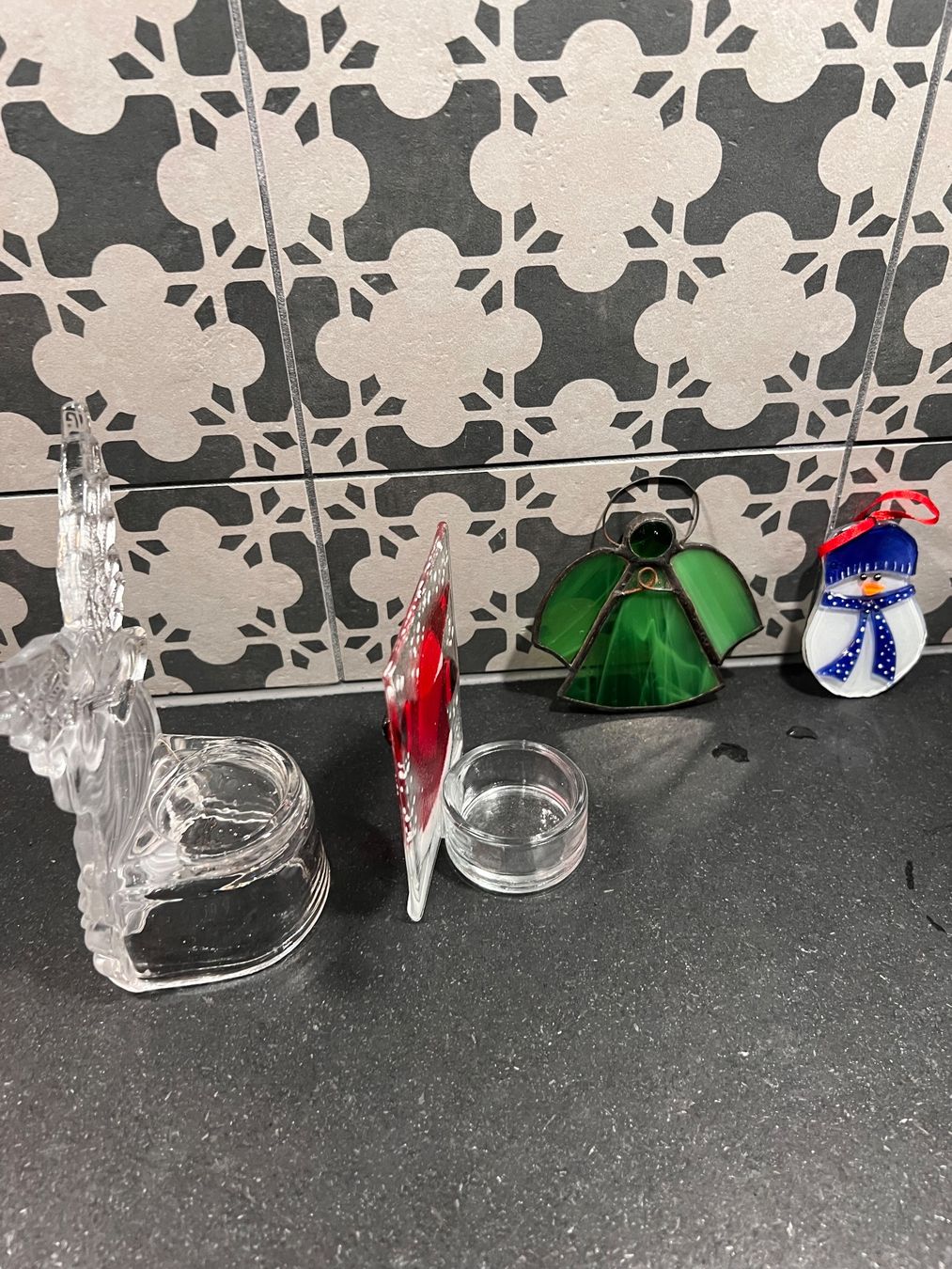 Alle Dekorationen: Christmas glass window glass – Neu (gemäss Beschreibung) aus Lausanne von NYC67 3