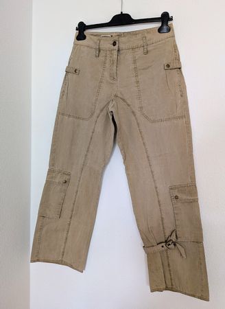 Beige Cargo-Hose Yessica, Grösse 38 neuwertig 