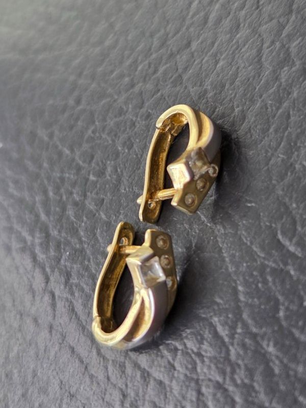 Boucles d'oreille: Gold Ohrhänger 14K – D'occasion à St. Margrethen SG par CNC-Tech 1