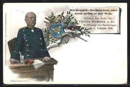 Ganzsache PP9C83 /06: Bismarck am Schrei
