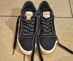 Baskets s.Oliver bleu marine lacets bicolores occasion