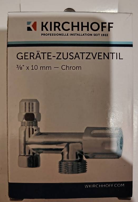 Rubinetteria: Geräteanschluss Zusatzventil 3/8  von Kirchhoff – Usato da Balgach venduto da ste_wqc7 4