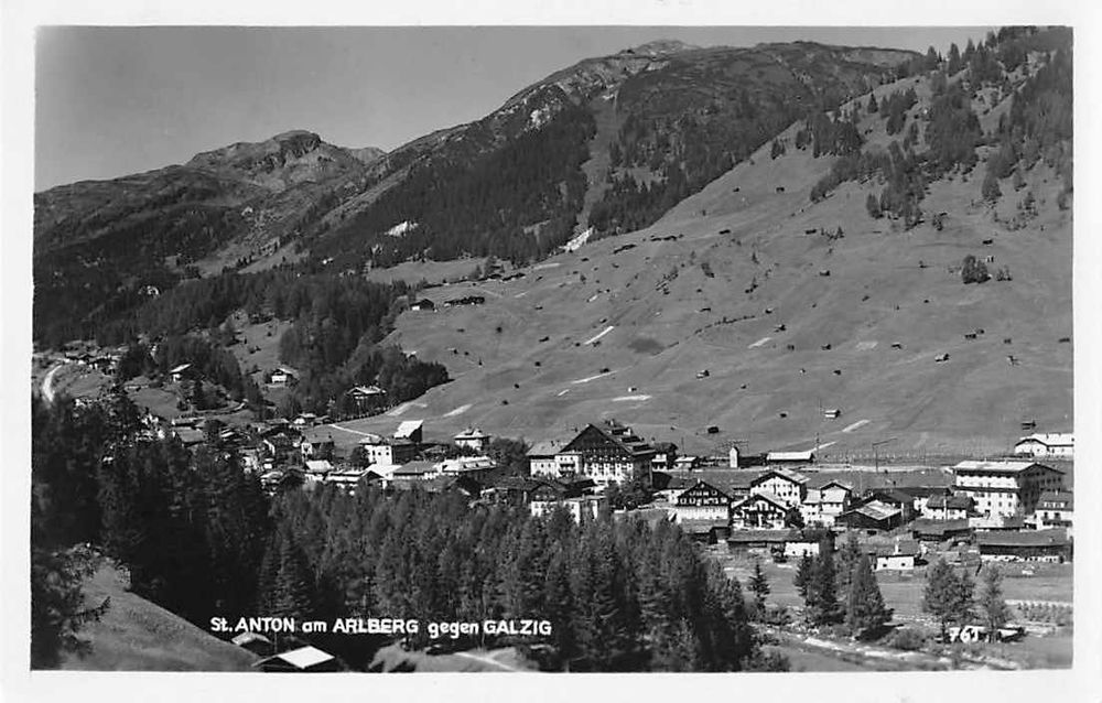 ST. ANTON - alte Postkarte EXOTISCHES MOTIV | Kaufen auf Ricardo