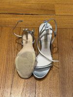 ZARA - sandales à talons - Argentée 