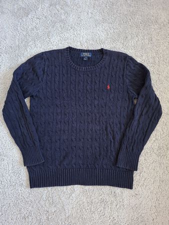 Pull Polo Ralph Lauren bleu marine taille L 14 an 16 an