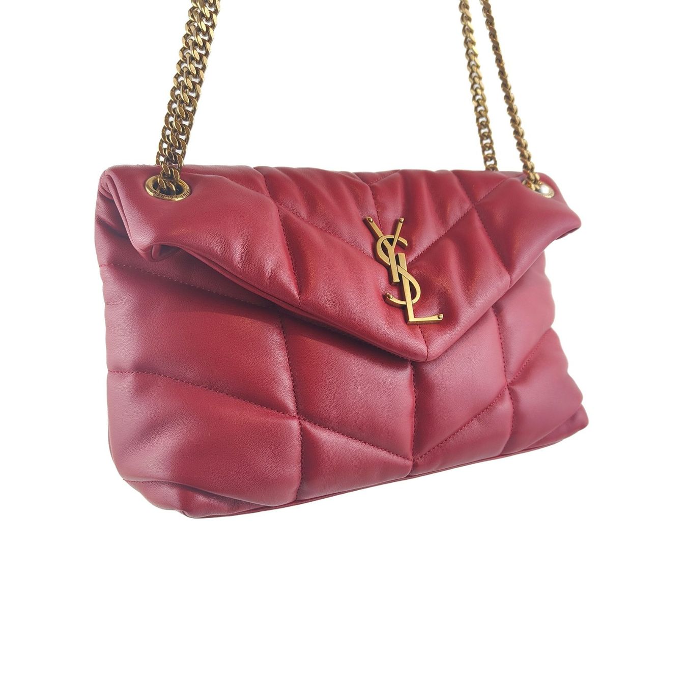 Saint Laurent Borse: Sac à main Saint Laurent Puffer Small Rouge – Nuovo (secondo la descrizione) da Montreux venduto da CashPay_Montreux 4
