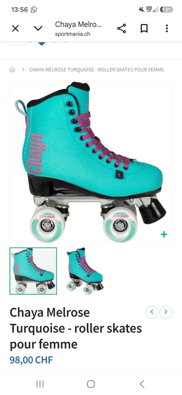 Pattini in linea & Pattini a rotelle: Patins a roulettes chaya 39 – Usato da Lausanne venduto da afr_9tsz 3