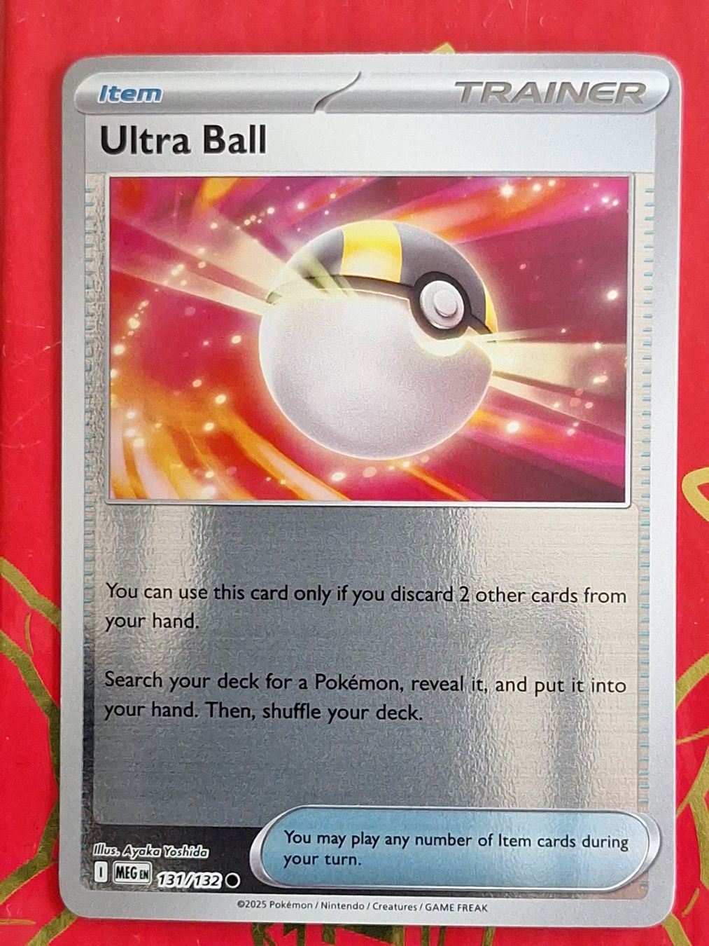 Pokémon Sammelbilder & Trading cards: Ultra Ball - Reverse Holo Pokemon Mega Evolution – Gebraucht aus Altstätten SG von GGsGameshop