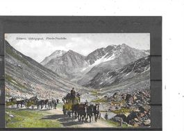 GR Postkutsche auf der Flüela-Passhöhe 1909