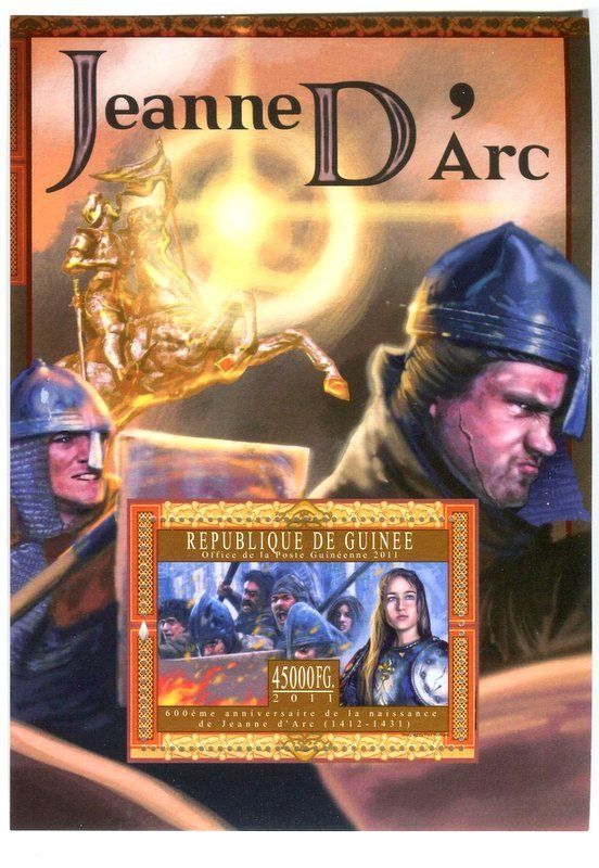 Alle Briefmarken: Block "Jeanne d’Arc". Guinea. – Neu und originalverpackt aus Basel von Butsch5