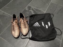 Adidas Messi Fussballschuh Bronze Gr. 41 1/3 KINDERVERSION