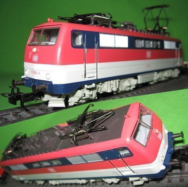 Modellini di ferrovie: DB BR 111 DB Versuchsbemalung 1985 482** – Usato da Winterthur venduto da Ricardo211 1