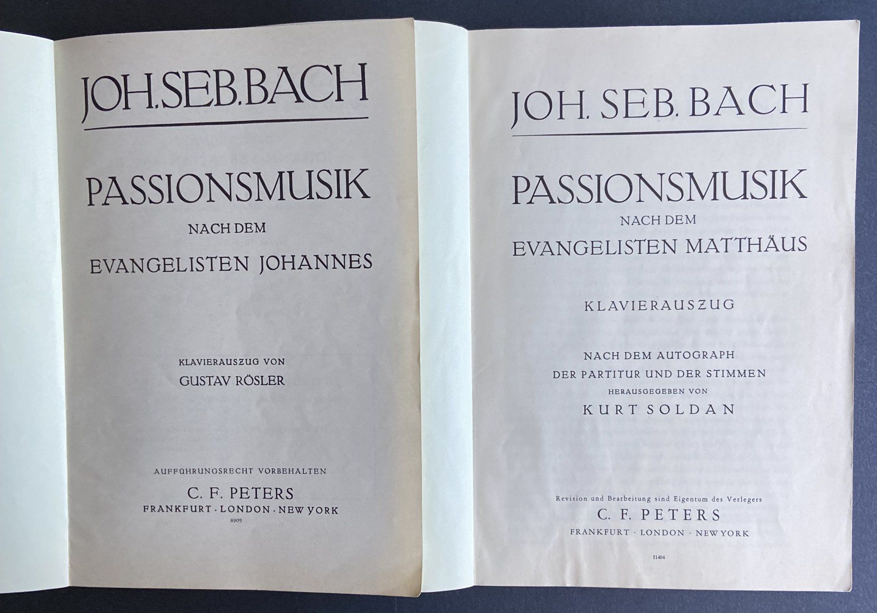 Libri: Notenbroschüren Klassik   "Bach" – Usato da Böckten venduto da Hansi36 1