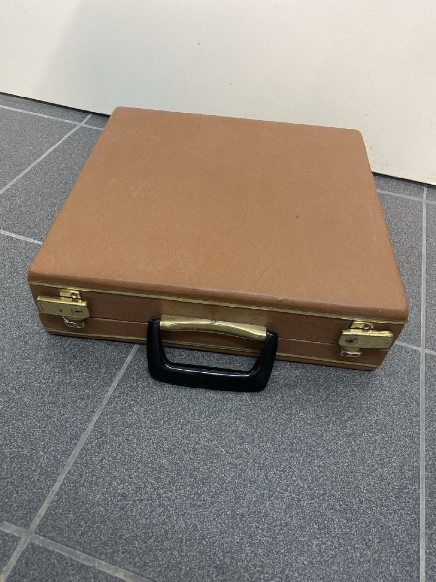 Valigie: Antiker Koffer mit Fächern braun – Usato da Wettingen venduto da vpr_9gz6