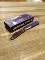 Jack Wolf knives Gateway Barlow purple g10