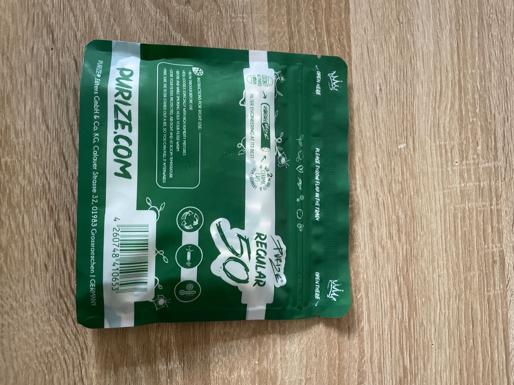 Tabak: Purize Filter Regular 50 Aktivkohle OVP – Neu und originalverpackt aus Adelboden von Disco6 1