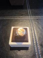 Siegelring 9 k 375 Gold mit 1 Diamant ca. 0.03 ct 6.3g