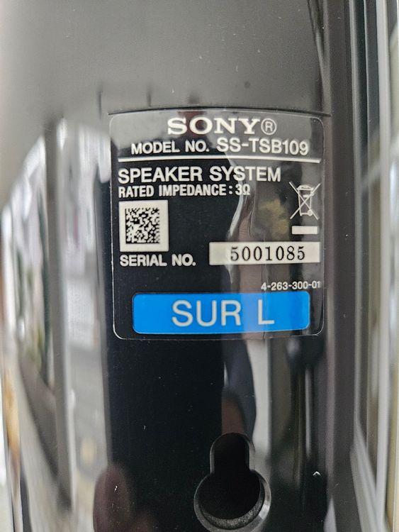 Sony Home Cinema: Home Theatre System kompl.mit LS /DVD-CD Sony Blue-ray Disc – Usato da Einsiedeln venduto da Salusa 9