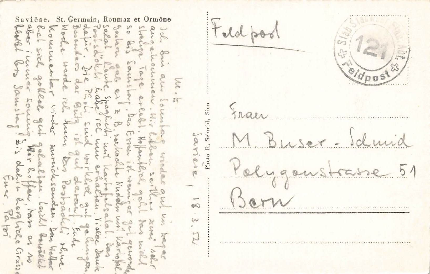 Cartes postales: Saviese st. germain roumaz et ormone – D'occasion à Biasca par Blenio71 1