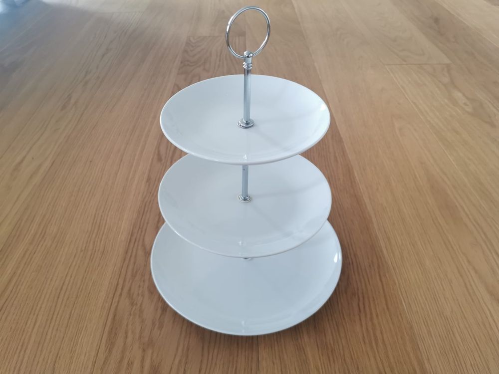 3-stöckige Etagere für Kuchen, Dessert, Früchte | Kaufen auf Ricardo