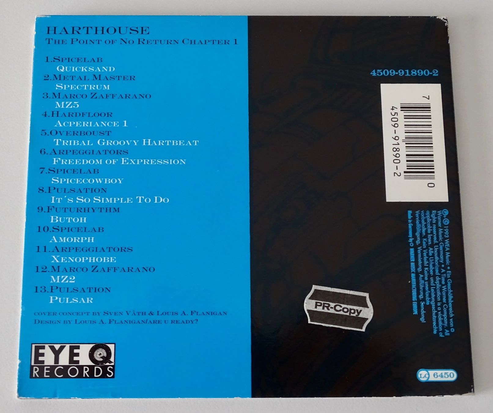CD: Harthouse Chapter 1 CD Old School Frankfurt Techno – Usato da Gwatt (Thun) venduto da samojede67 1