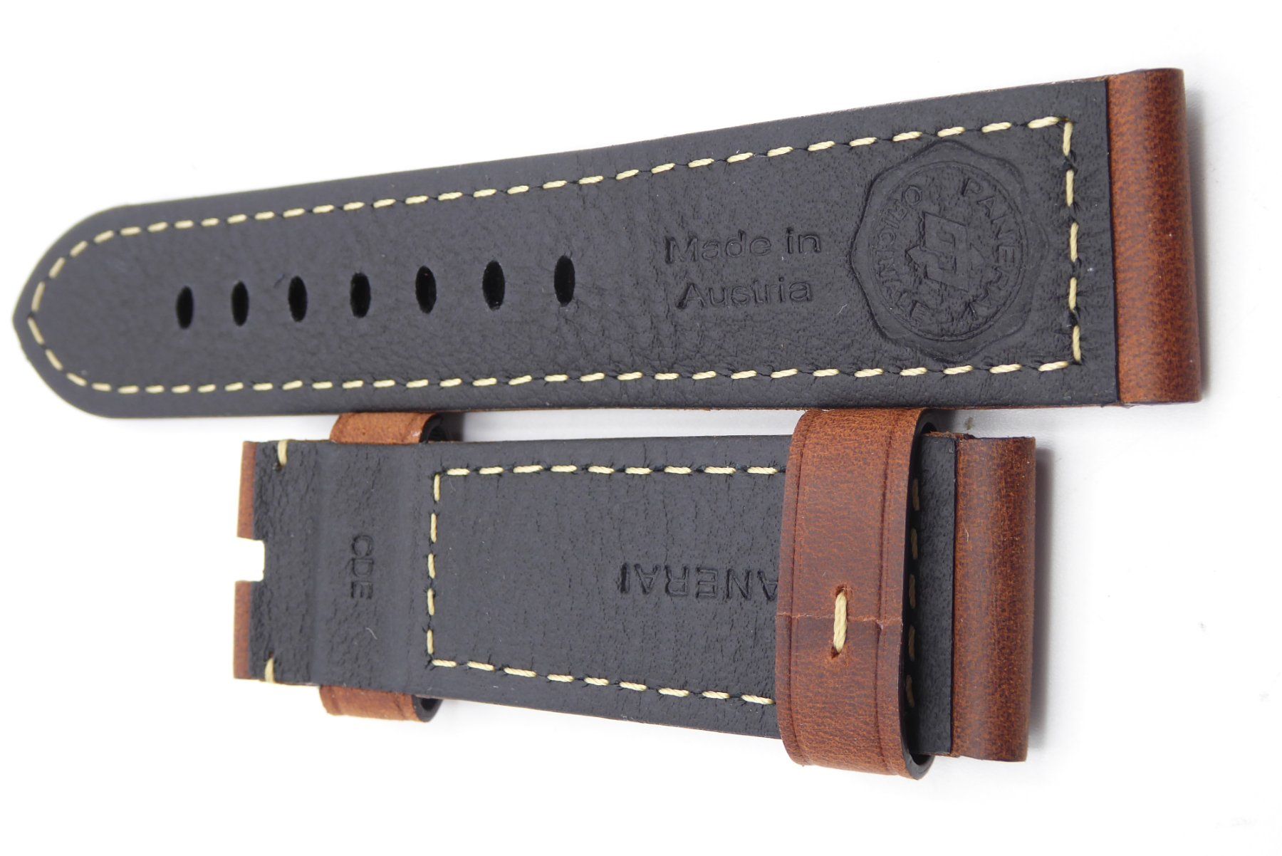 Panerai Orologi: Panerai leather strap brown dark color 24mm – Nuovo (secondo la descrizione) da Geneve venduto da adr_xk6n 5